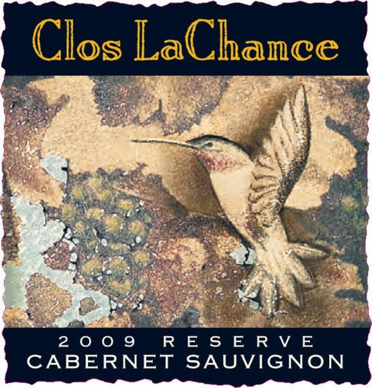 Clos LaChance Reserve Cabernet Sauvignon 2009 Front Label