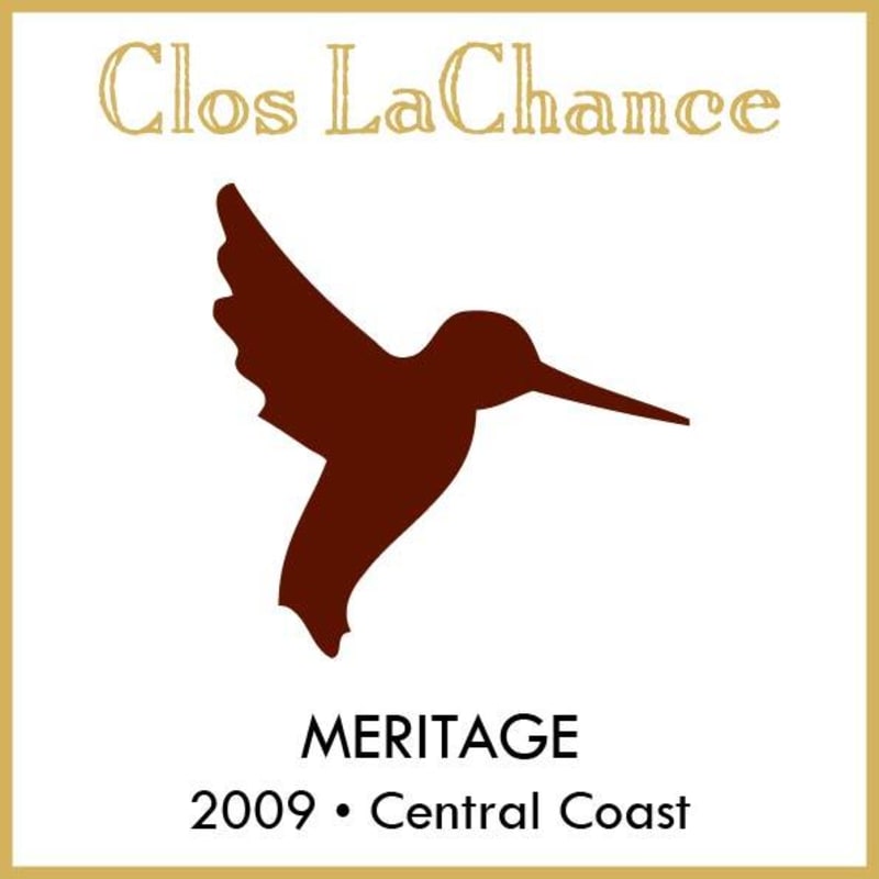 Clos LaChance Meritage 2009 Front Label