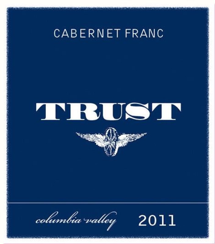 Trust Cellars Cabernet Franc 2011 Front Label