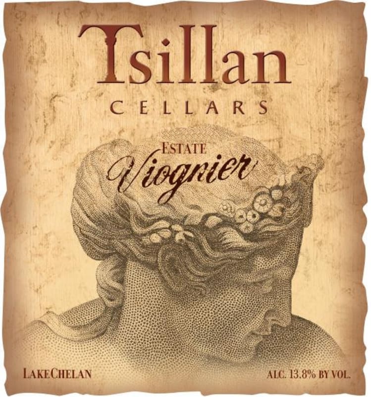 Tsillan Cellars Estate Viognier 2014 Front Label