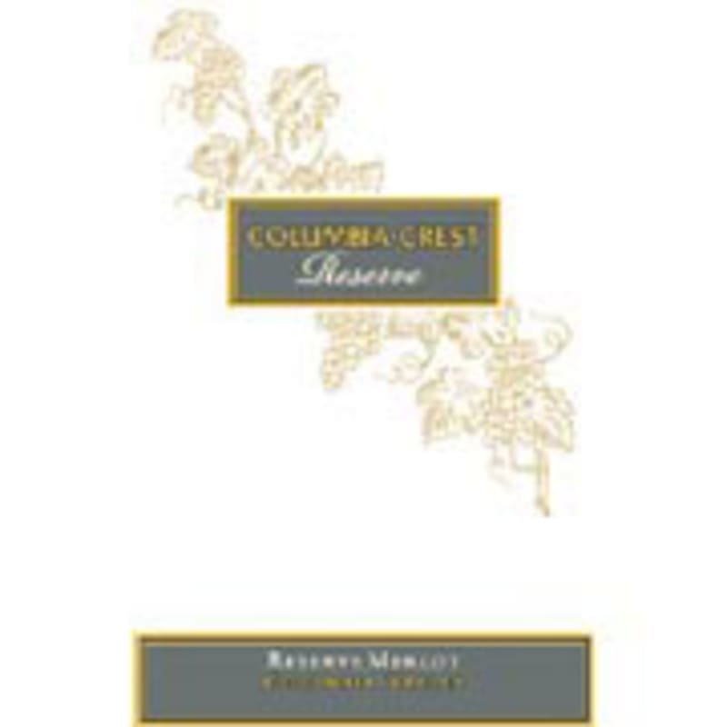 Columbia Crest Reserve Merlot 2000 Front Label