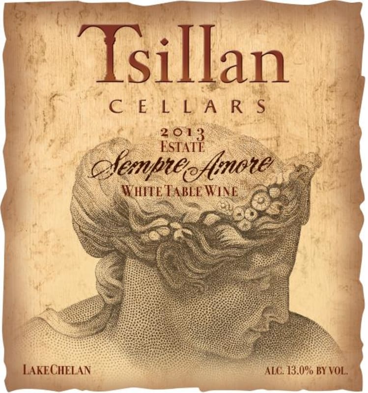 Tsillan Cellars Estate Sempre Amore 2013 Front Label
