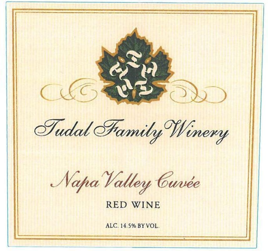 Tudal Winery Napa Valley Cuvee Red 2013 Front Label