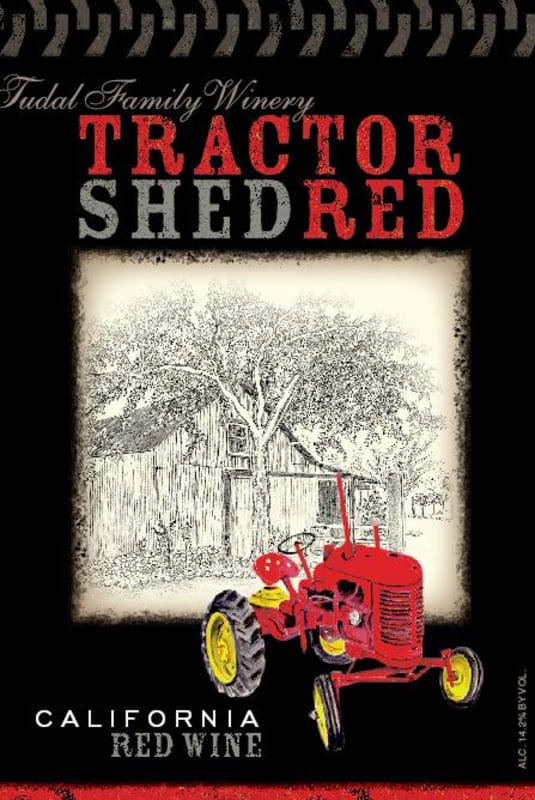 Tudal Winery Tractor Shed Red 2011 Front Label