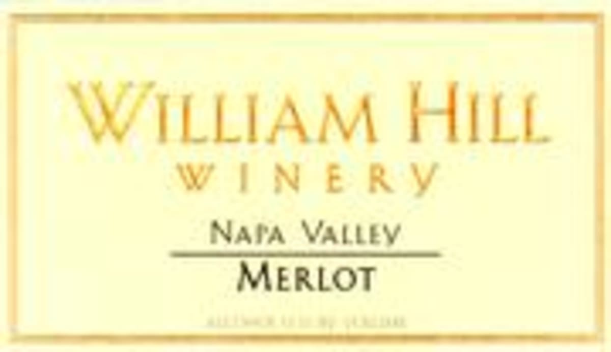 William Hill Napa Valley Merlot 1997 Front Label