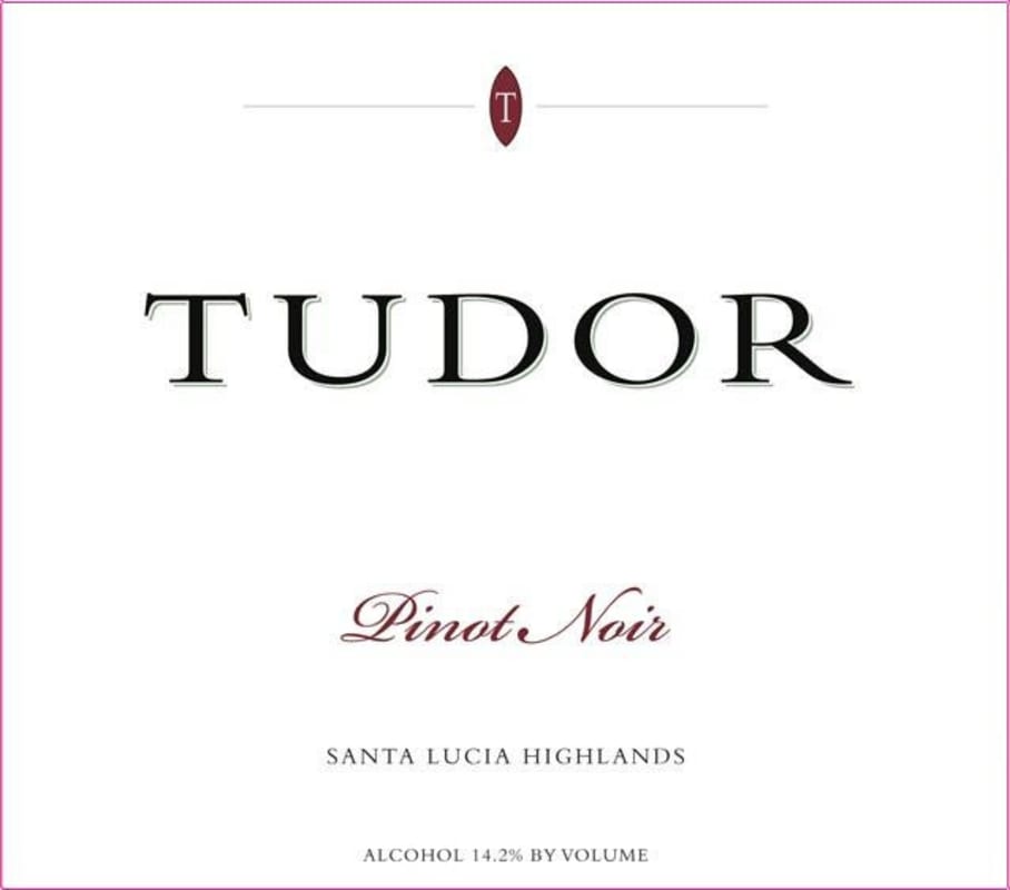 Tudor Wines Pinot Noir 2011 Front Label