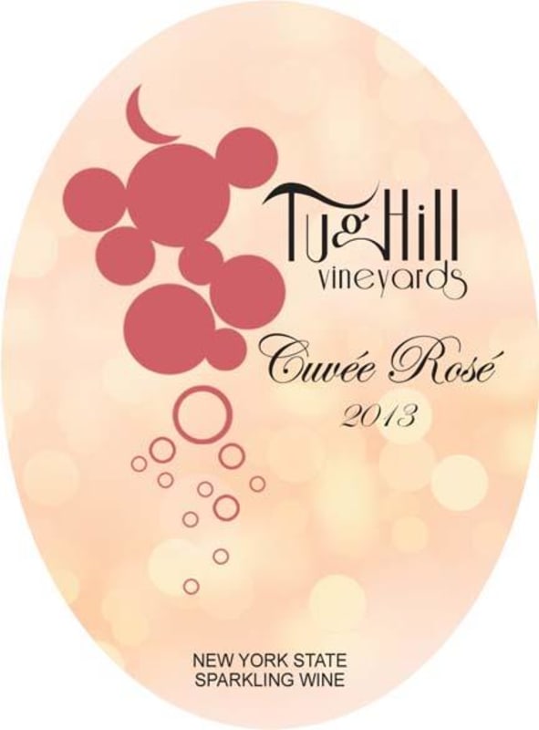 Tug Hill Vineyards Cuvee Rose Wine 2013 Front Label