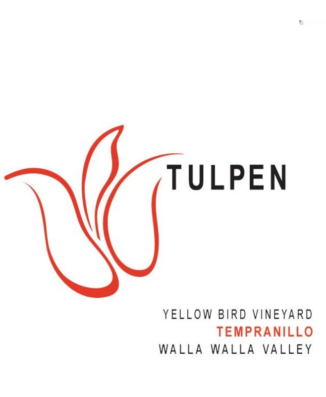 Tulpen Cellars Yellow Bird Vineyard Tempranillo 2012 Front Label