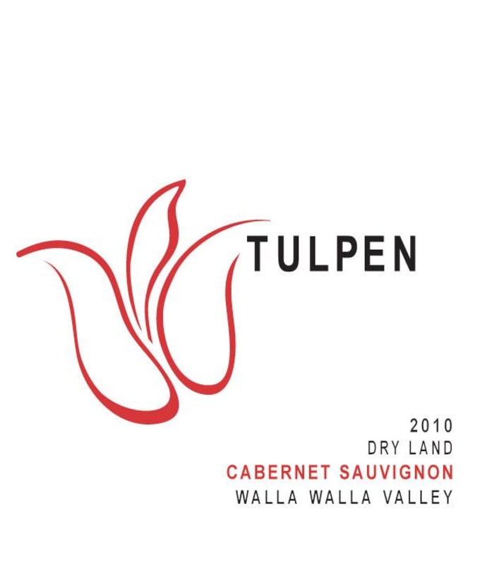 Tulpen Cellars Dry Land Cabernet Sauvignon 2010 Front Label