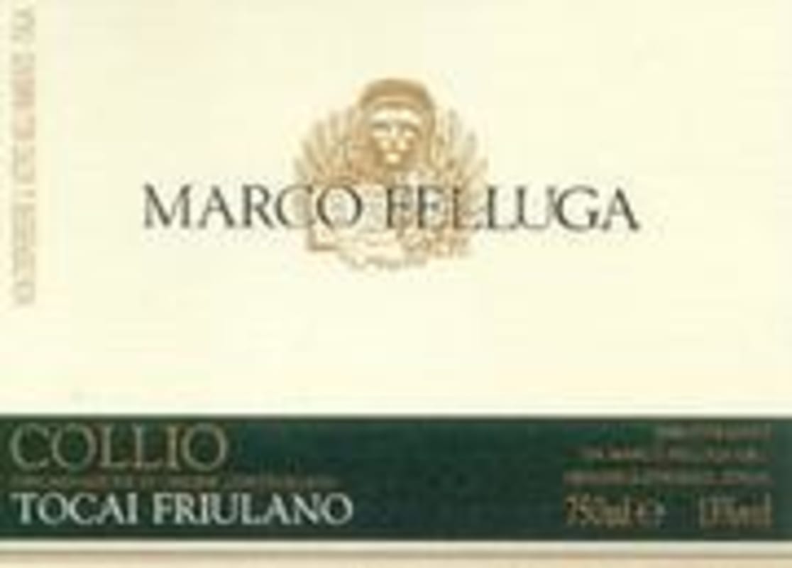 Marco Felluga Tocai Friulano 1998 Front Label