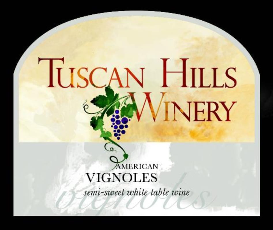 Tuscan Hills Winery Vignoles 2015 Front Label