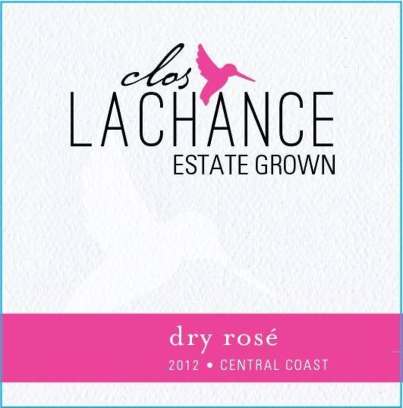 Clos LaChance Estate Dry Rose 2012 Front Label