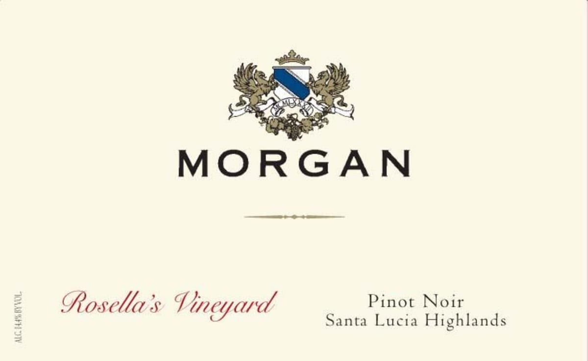 Morgan Rosella Vineyard Pinot Noir 2015 Front Label
