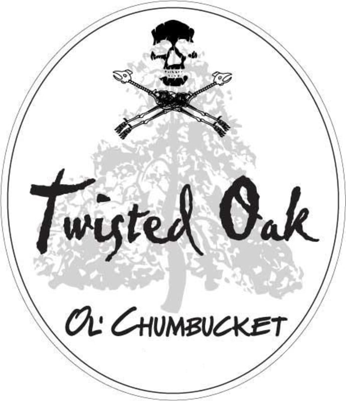 Twisted Oak Winery Ol' Chumbucket 2013 Front Label