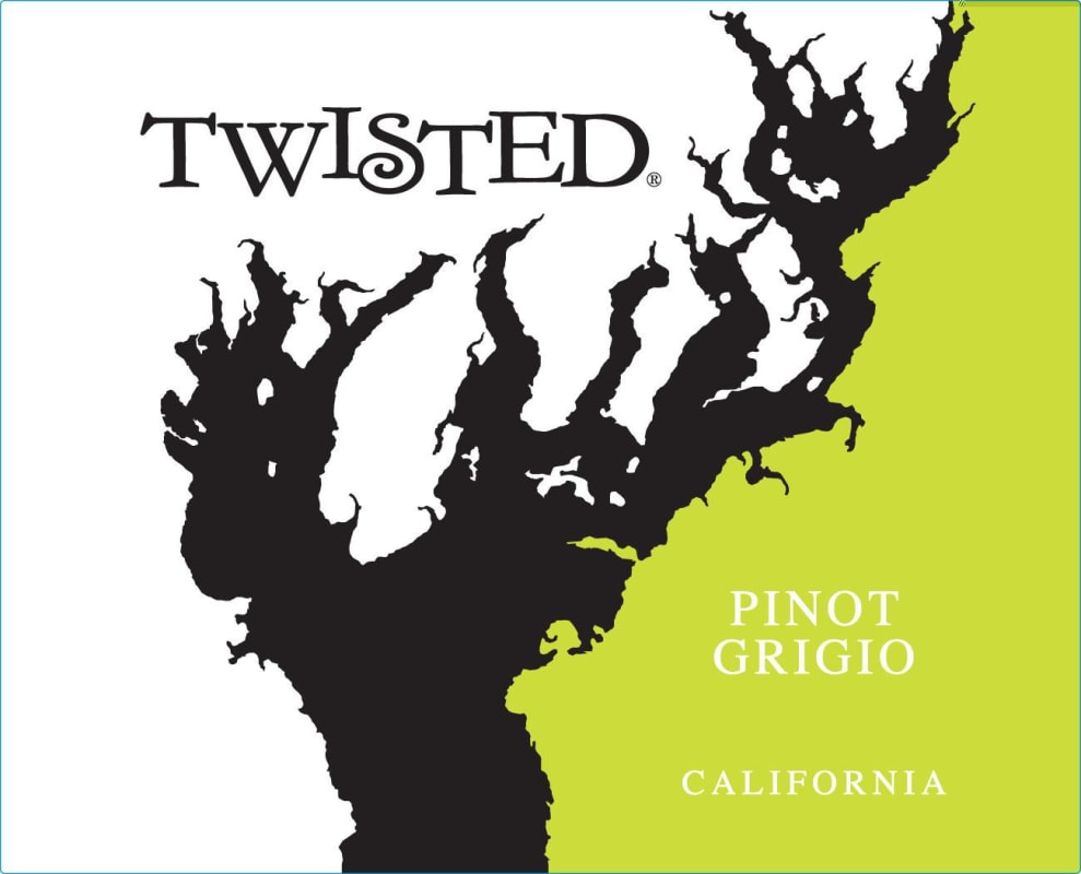 Twisted Wine Pinot Grigio 2011 Front Label