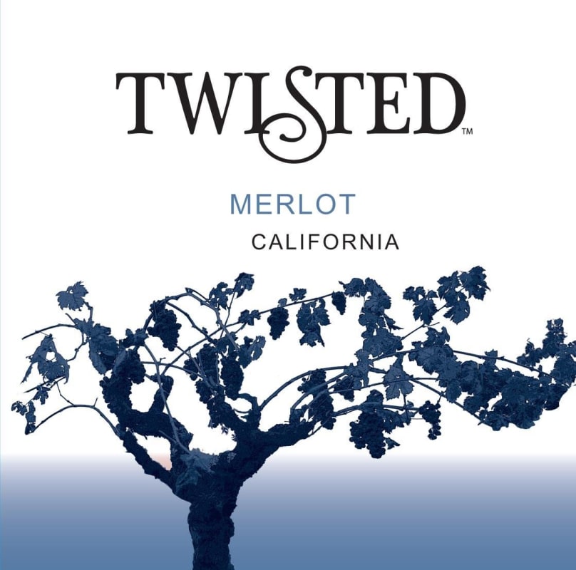 Twisted Wine Merlot 2013 Front Label