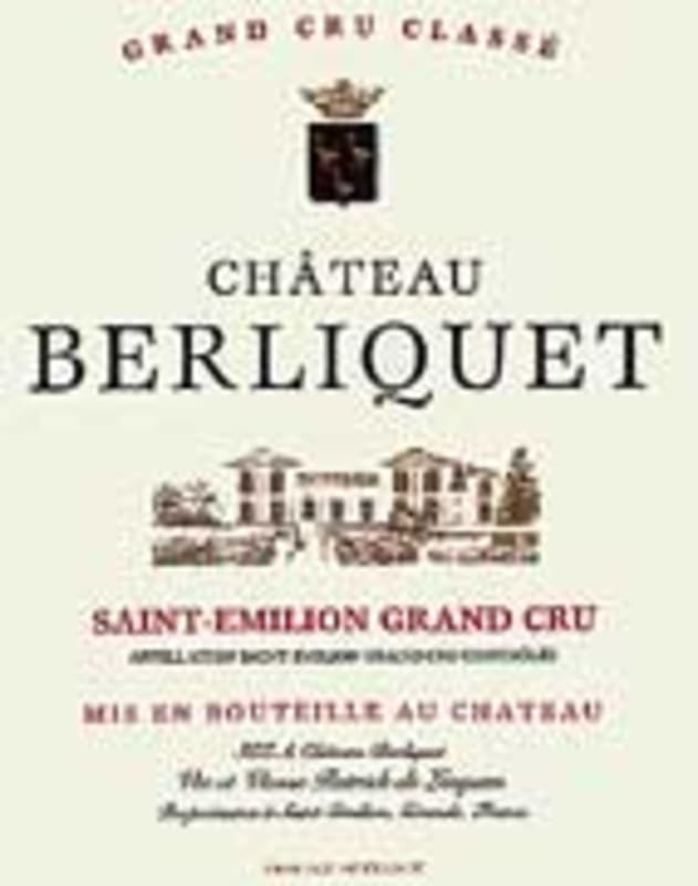 Les Ailes De Berliquet St. Emilion Grand Cru 1998 Front Label