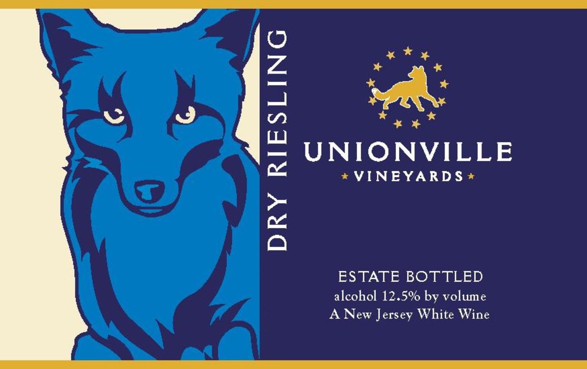 Unionville Vineyards Dry Riesling 2013 Front Label