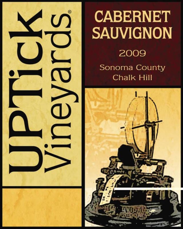 Uptick Vineyards Cabernet Sauvignon 2009 Front Label