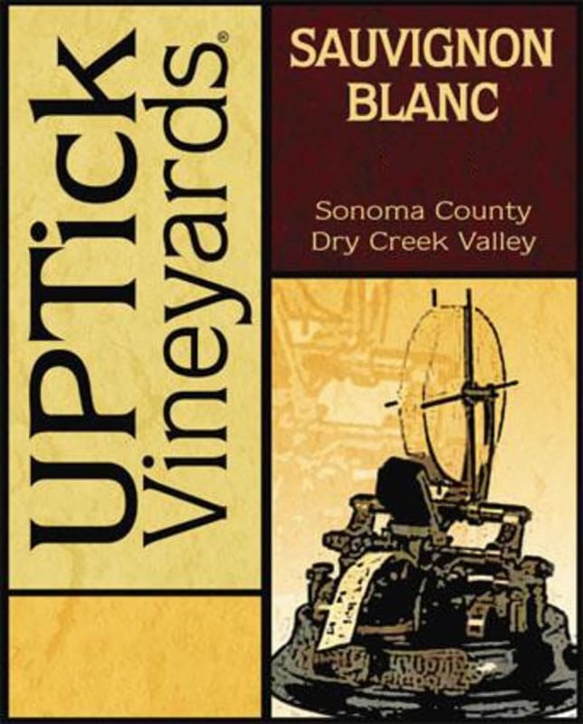 Uptick Vineyards Sauvignon Blanc 2012 Front Label