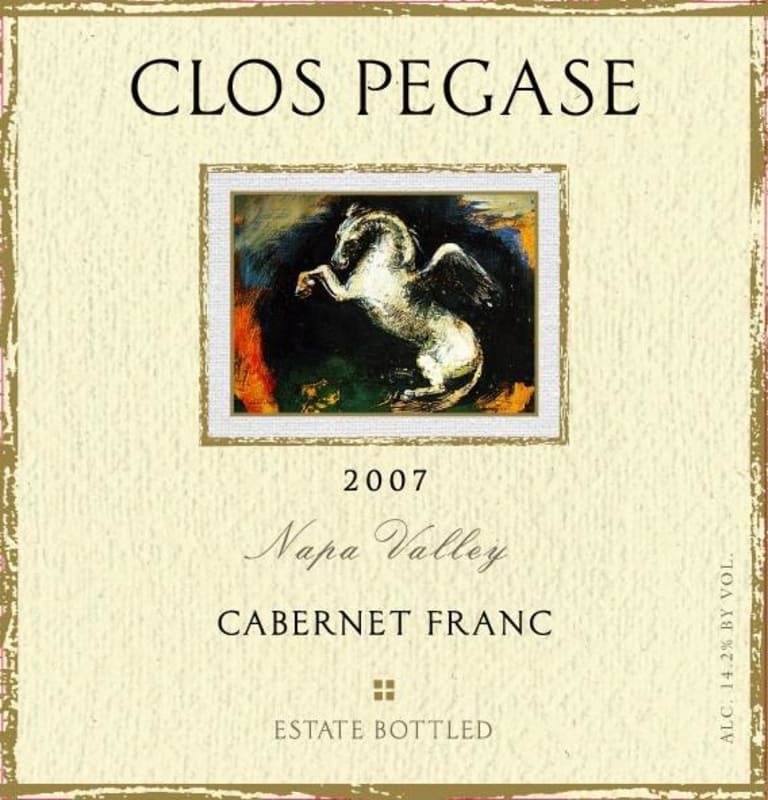 Clos Pegase Cabernet Franc 2007 Front Label