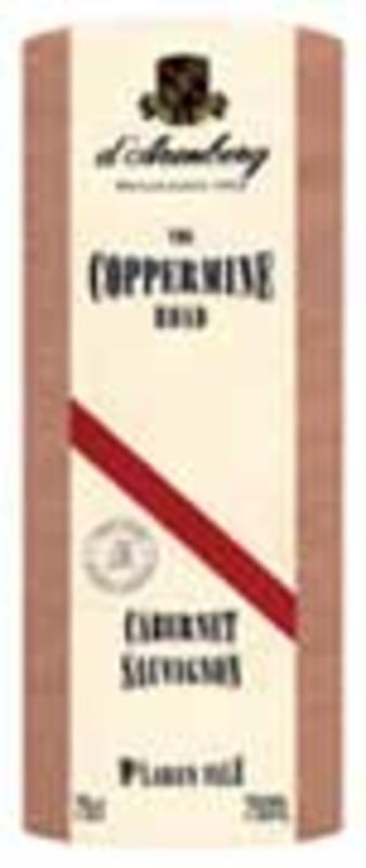 d'Arenberg The Coppermine Road Cabernet Sauvignon 2001 Front Label
