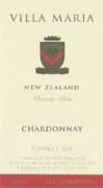 Villa Maria Private Bin Chardonnay 2002 Front Label