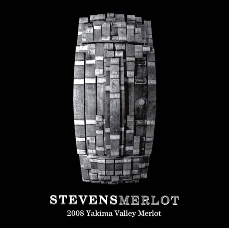 Stevens Winery Merlot 2008 Front Label