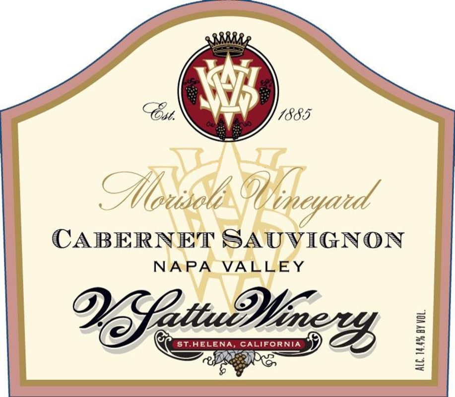 V. Sattui Morisoli Vineyard Cabernet Sauvignon 2011 Front Label
