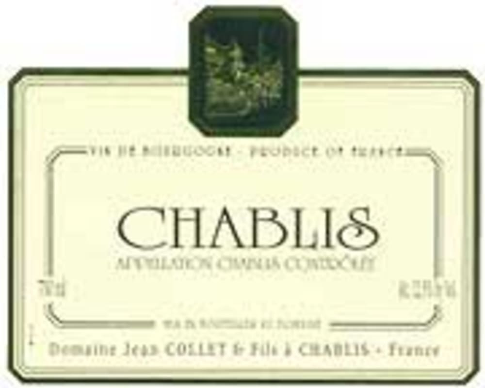 Jean Collet Chablis A O C 2000 Front Label