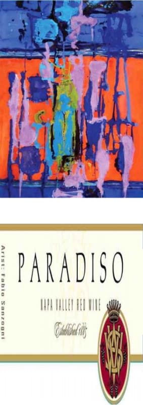 V. Sattui Paradiso Red Blend 2012 Front Label