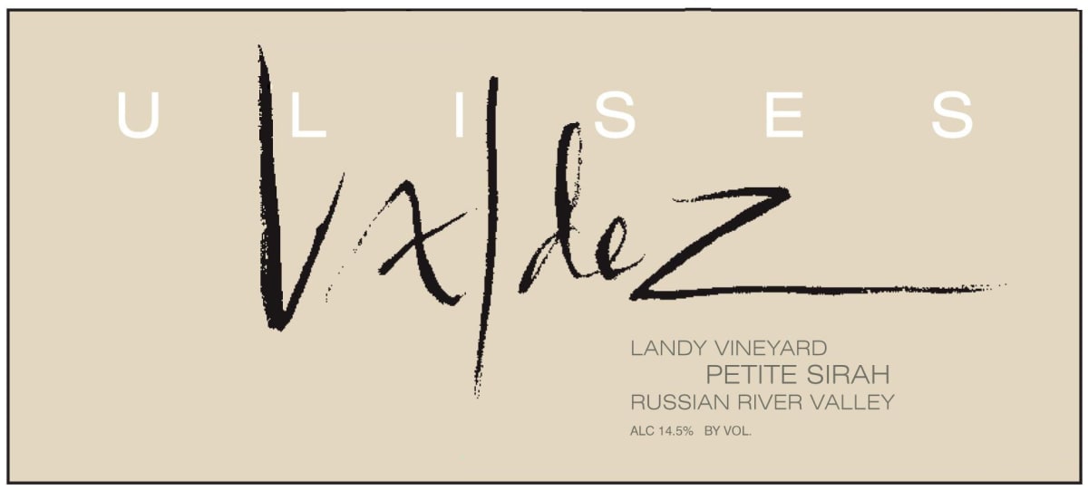 Valdez Family Winery Landy Vineyard Petite Sirah 2009 Front Label