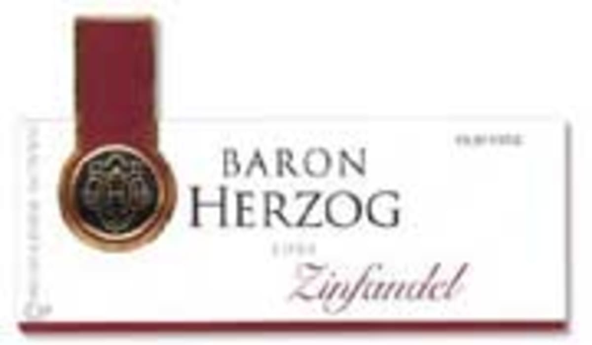 Baron Herzog Zinfandel (OU Kosher) 2001 Front Label