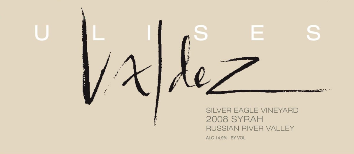 Valdez Family Winery Silver Eagle Vineyard Syrah 2008 Front Label