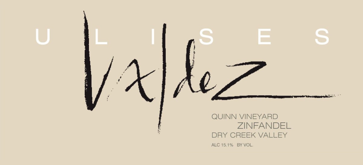 Valdez Family Winery Quinn Vineyard Zinfandel 2009 Front Label