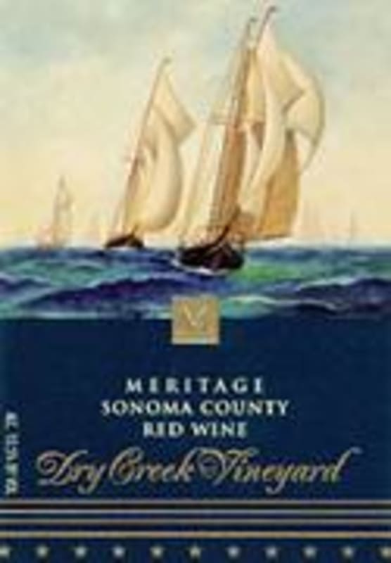 Dry Creek Vineyard Meritage 2000 Front Label