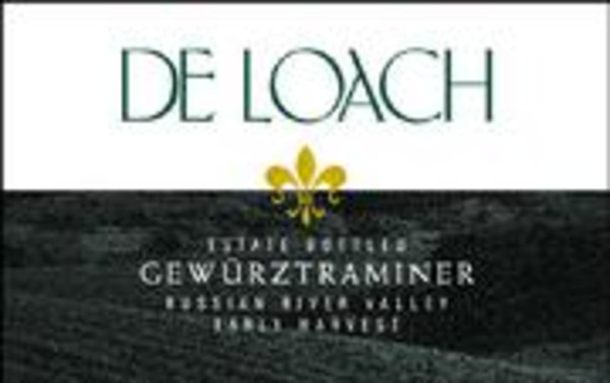 DeLoach Early Harvest Gewurztraminer 2001 Front Label