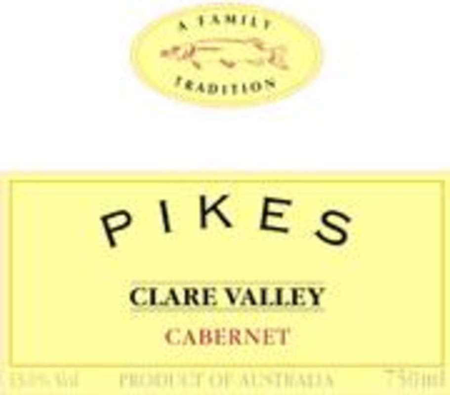 Pikes Cabernet Sauvignon 2000 Front Label