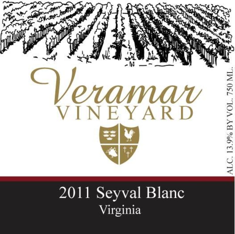 Veramar Vineyard Seyval Blanc 2011 Front Label
