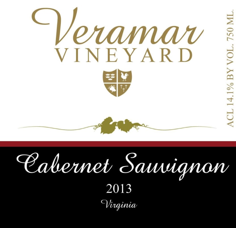 Veramar Vineyard Cabernet Sauvignon 2013 Front Label