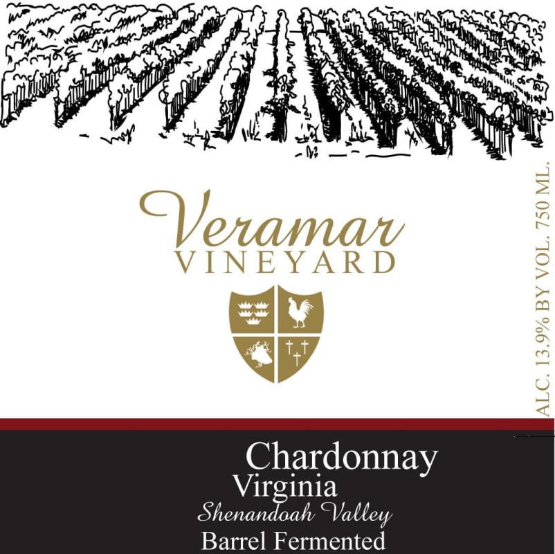 Veramar Vineyard Barrel Fermented Chardonnay 2013 Front Label