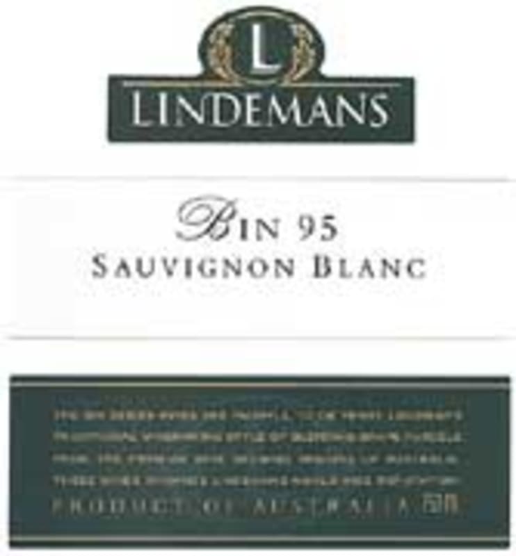 Lindeman’s Bin Series Bin 95 Sauvignon Blanc 2002 Front Label