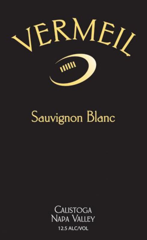 Vermeil Wines Sauvignon Blanc 2015 Front Label