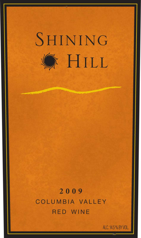 Col Solare Shining Hill Red 2009 Front Label