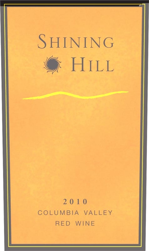 Col Solare Shining Hill Red 2010 Front Label