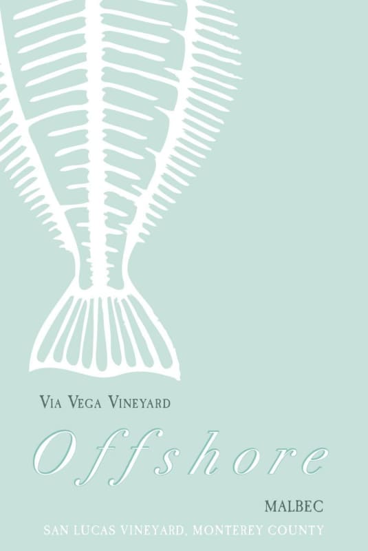 Via Vega Vineyard & Winery Offshore Malbec 2010 Front Label