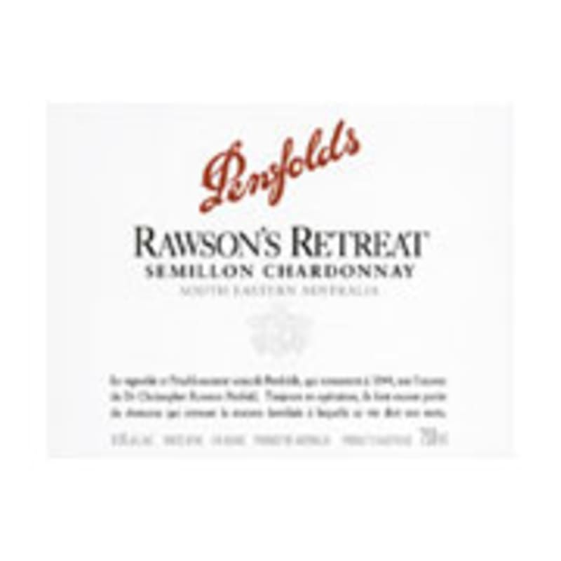 Penfolds Rawsons Retreat Semillon Chardonnay 2002 Front Label
