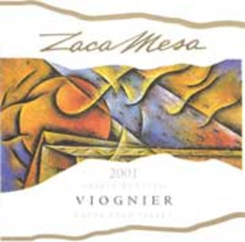 Zaca Mesa Viognier 2001 Front Label