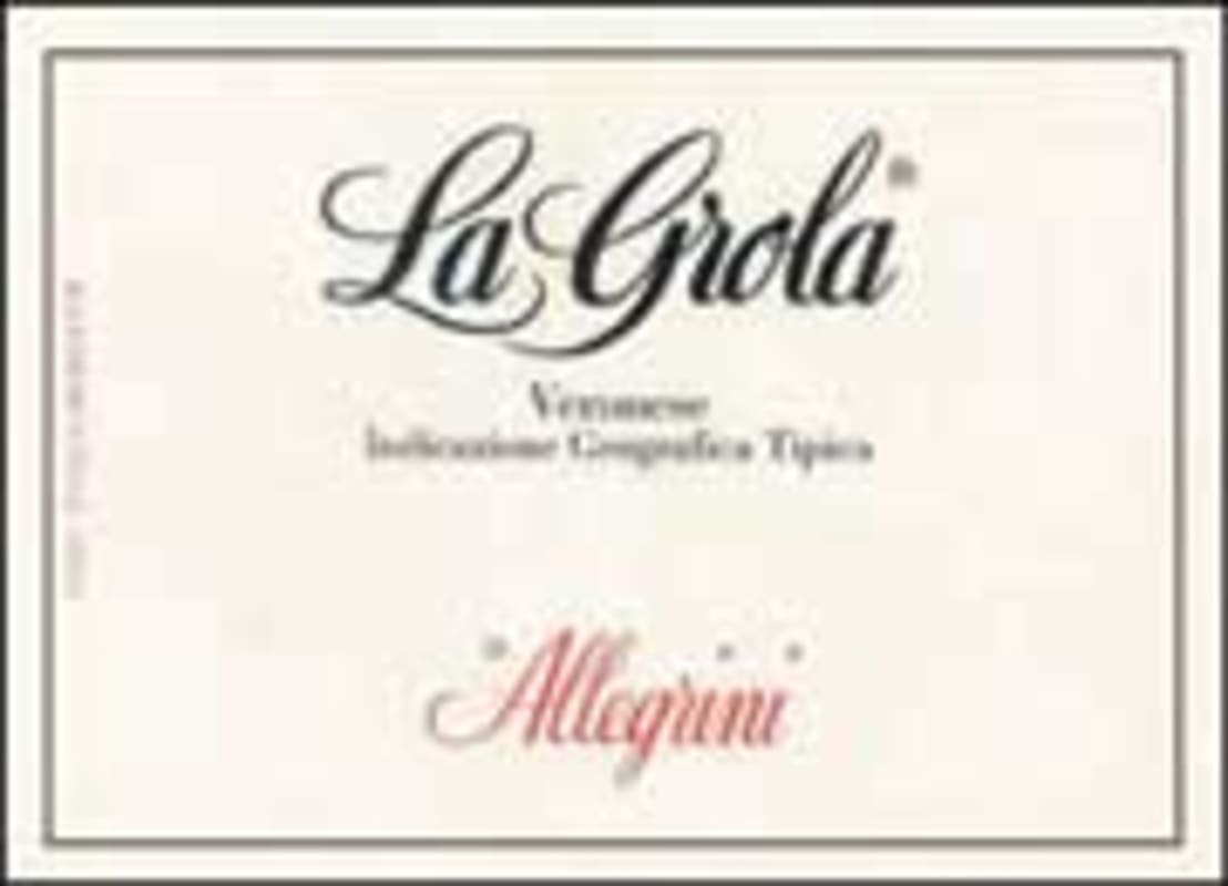 Allegrini La Grola 2000 Front Label