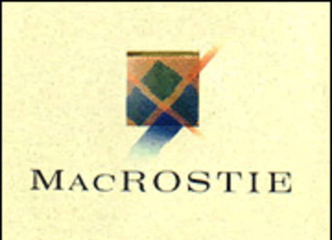 MacRostie Blue Oaks Syrah 2001 Front Label